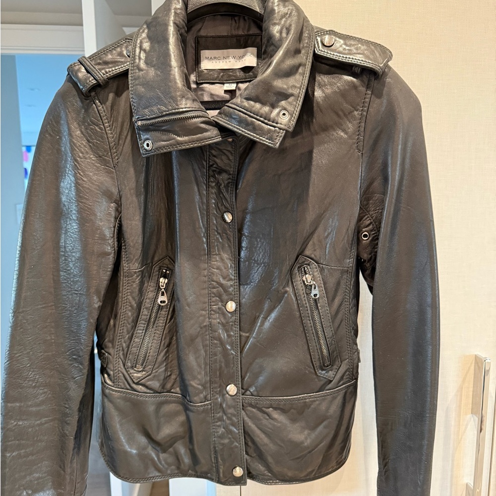Leather jacket